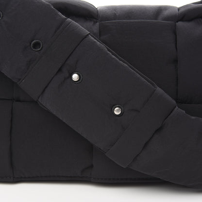 Bottega Veneta Nylon Intrecciato Padded Tech Cassette Bag Black 10 of 11