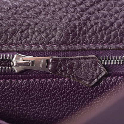 Hermes Togo Kelly Retourne 35 Raisin 25 of 51