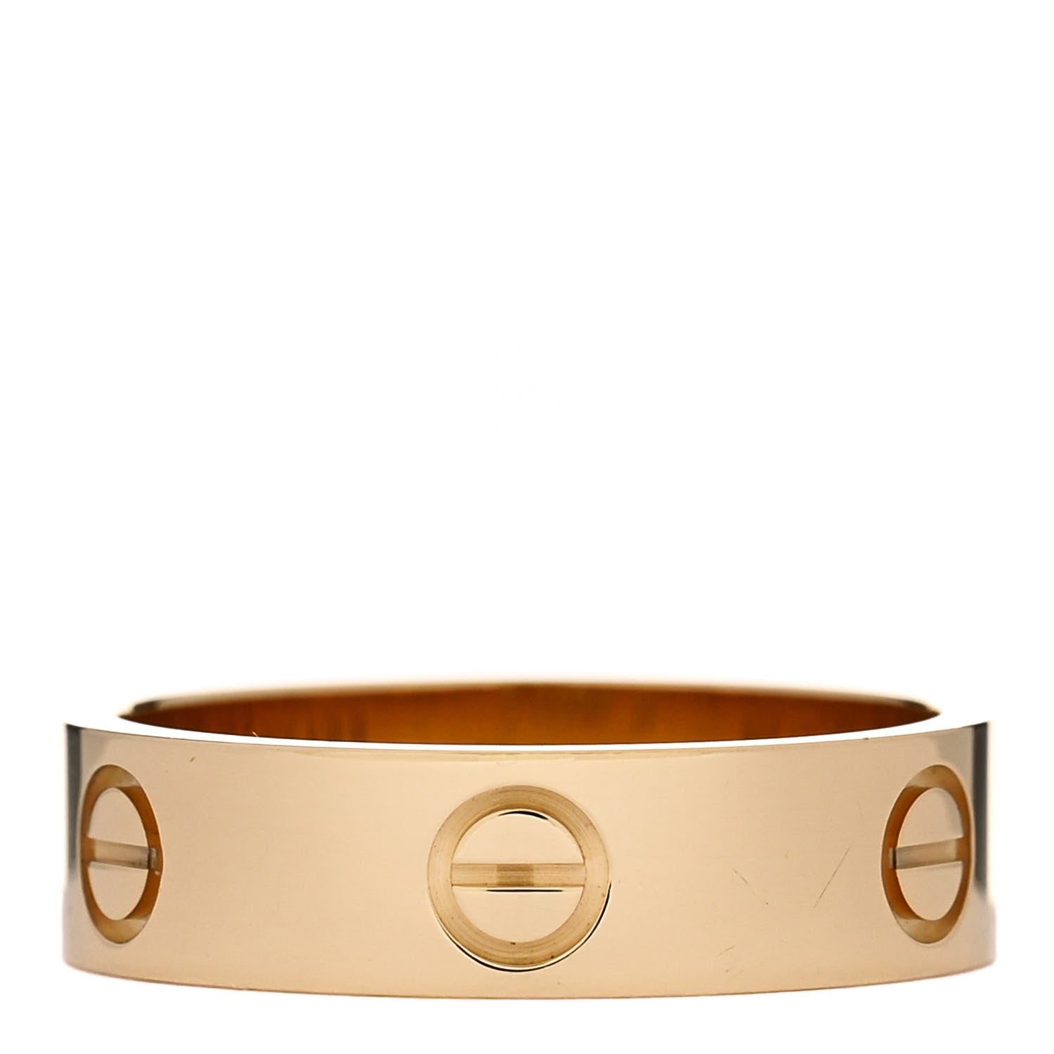 Cartier 18K Yellow Gold 5.5mm LOVE Ring 58 8.5 3 of 5