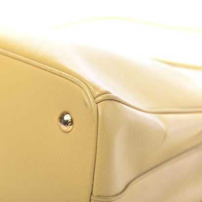 Prada Saffiano Lux Medium Tote Ginestra 26 of 27