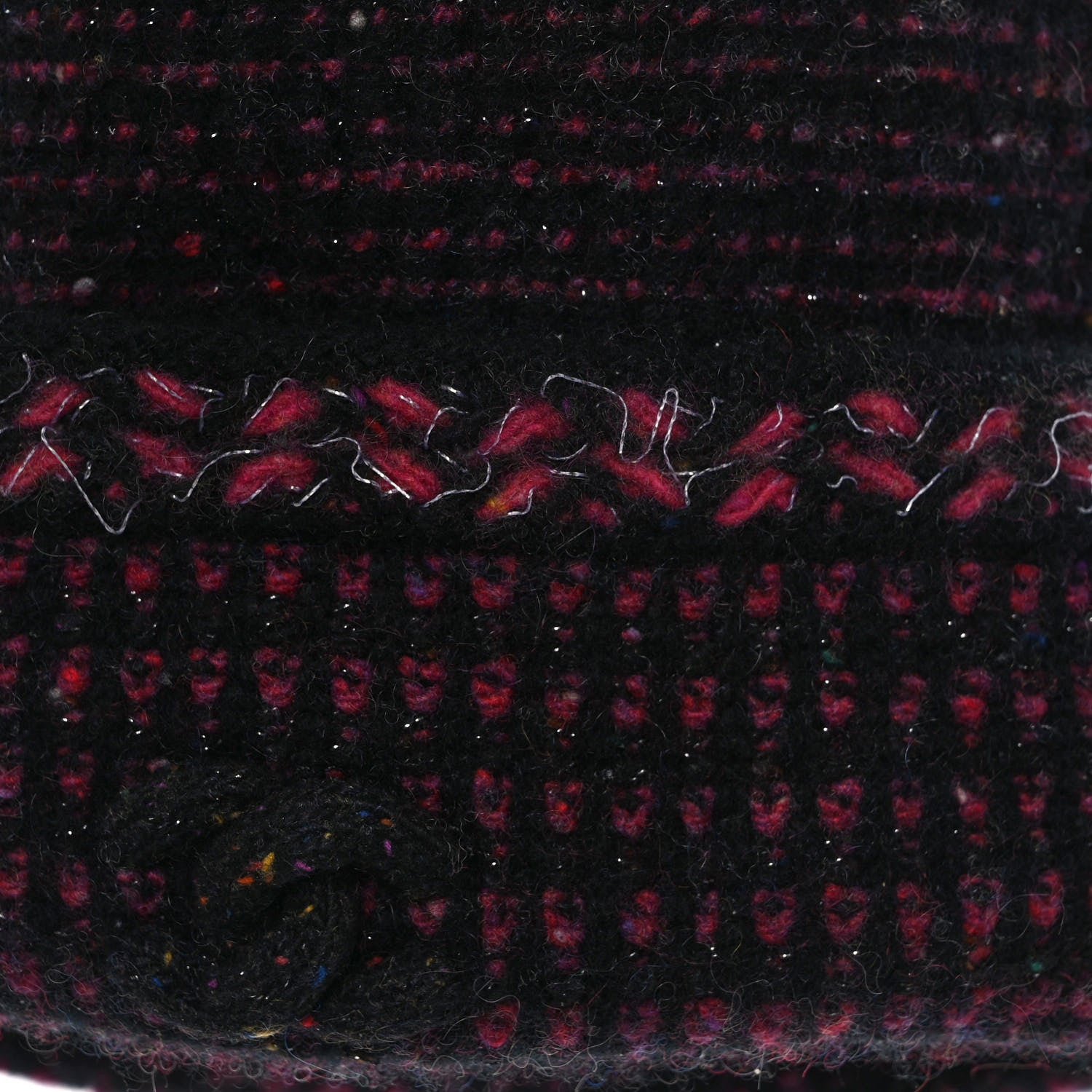 Chanel Cashmere CC Beanie Hat Pink Multicolor 9 of 9