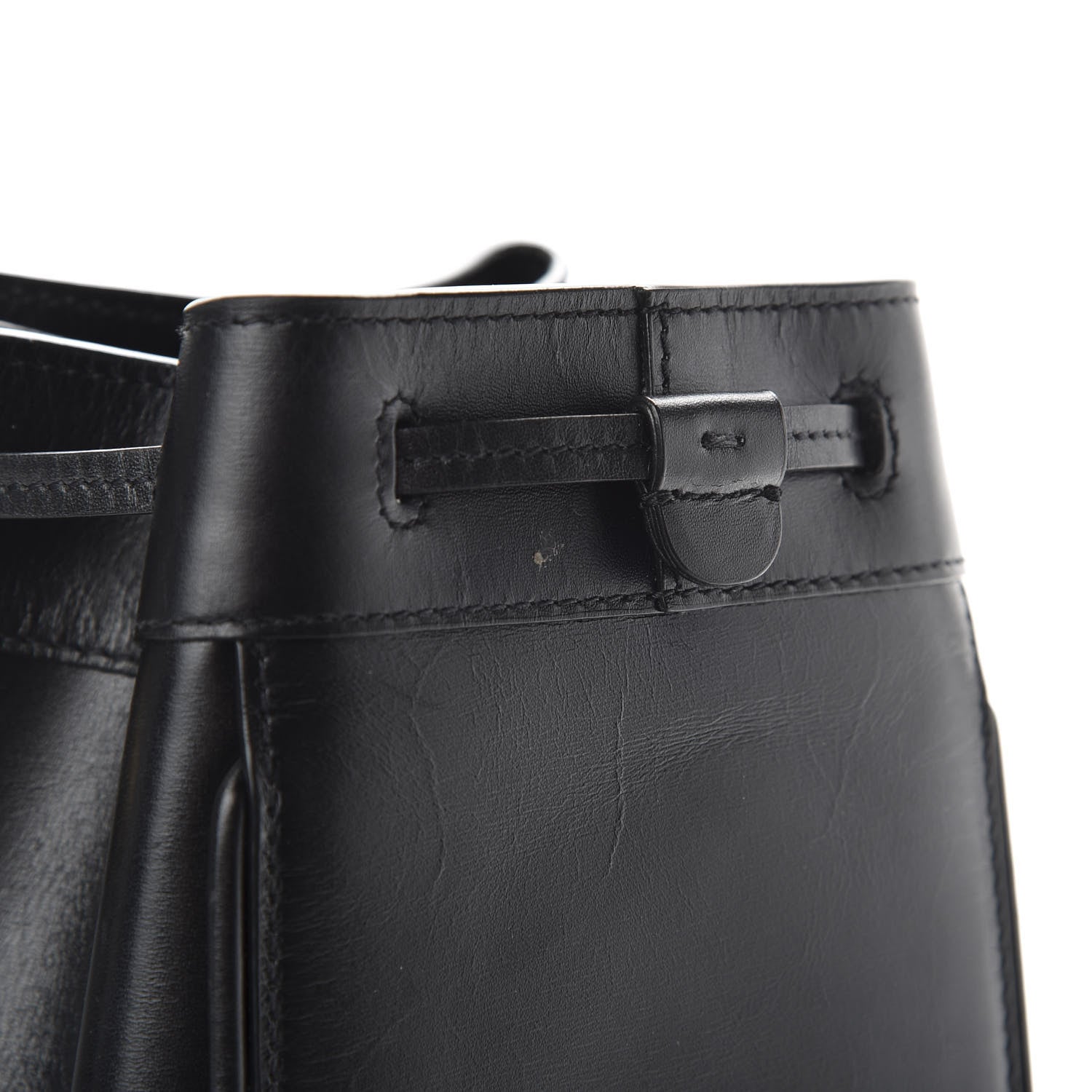 Saint Laurent Smooth Calfskin Medium Talitha Bucket Bag Black 10 of 10