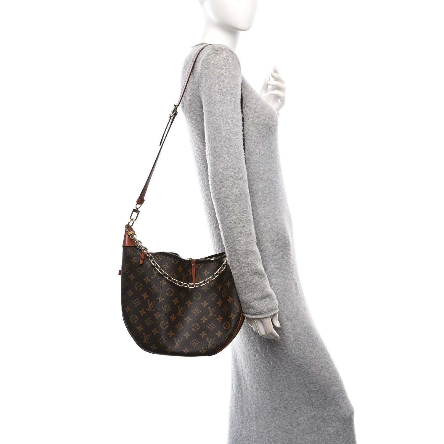 Louis Vuitton Reverse Monogram Loop Hobo 2 of 11