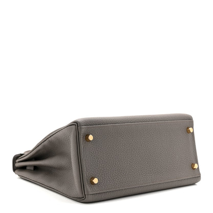Hermes Togo Kelly Retourne 28 Etain 4 of 10