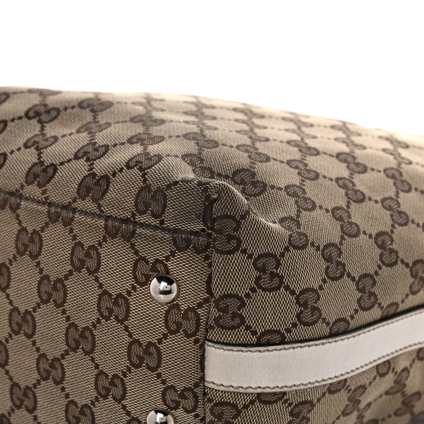 GG Monogram Medium Match Ball Tote Off White