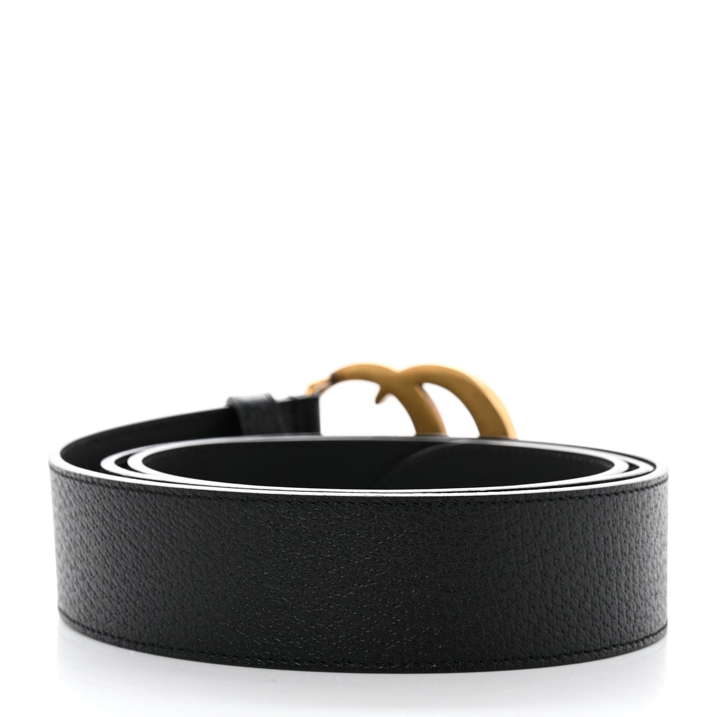 Textured Calfskin Double G 40mm Belt 110 44 Black