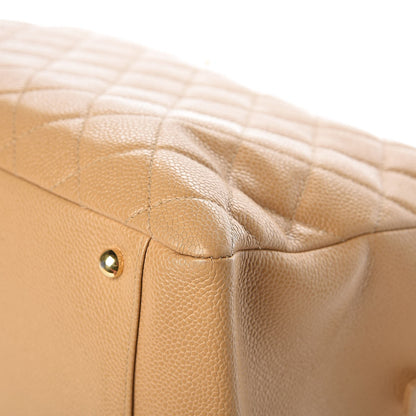 Chanel Caviar Quilted Grand Timeless Tote GTT Beige 11 of 12
