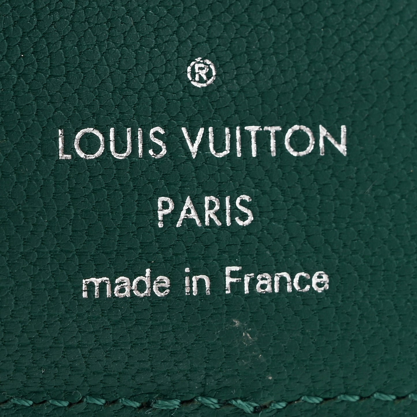 Ostrich Pocket Organizer Vert