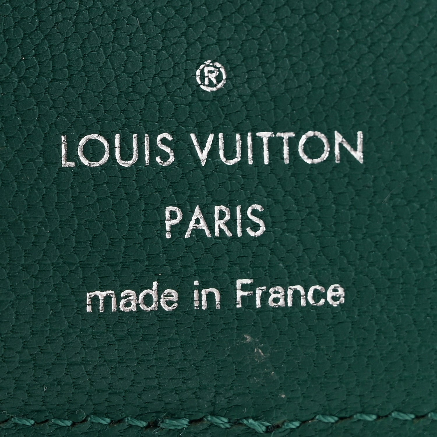 Louis Vuitton Ostrich Pocket Organizer Vert 6 of 7