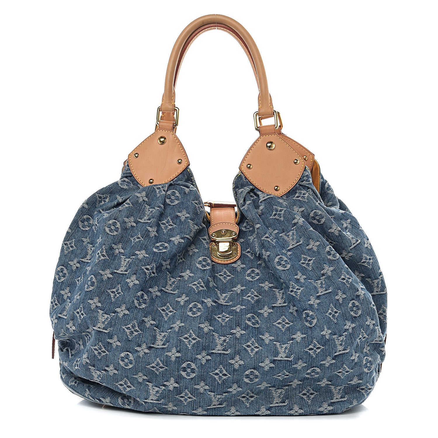 Louis Vuitton Denim Mahina XL Blue 1 of 9