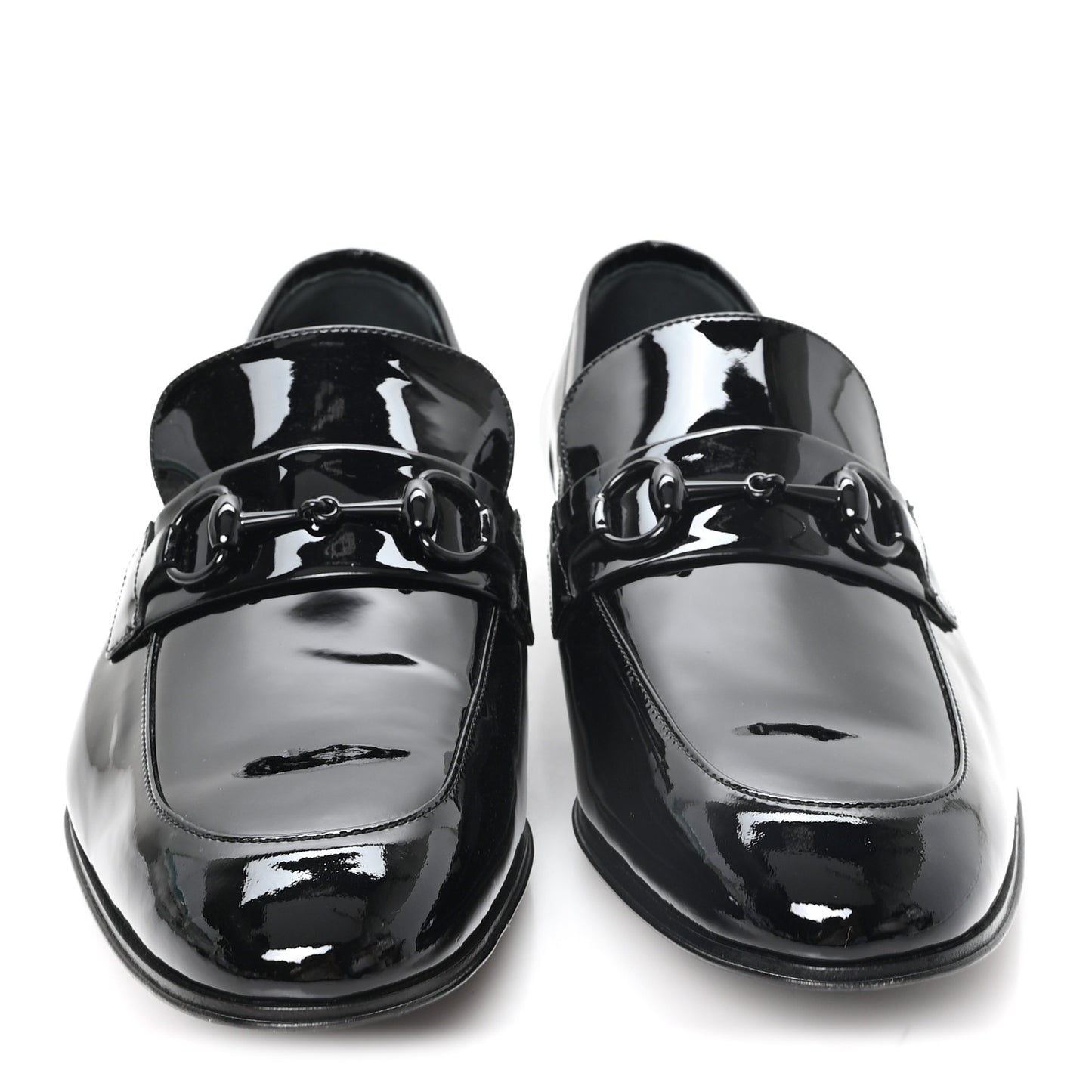 Patent Mens Jordaan Loafers 10 Black