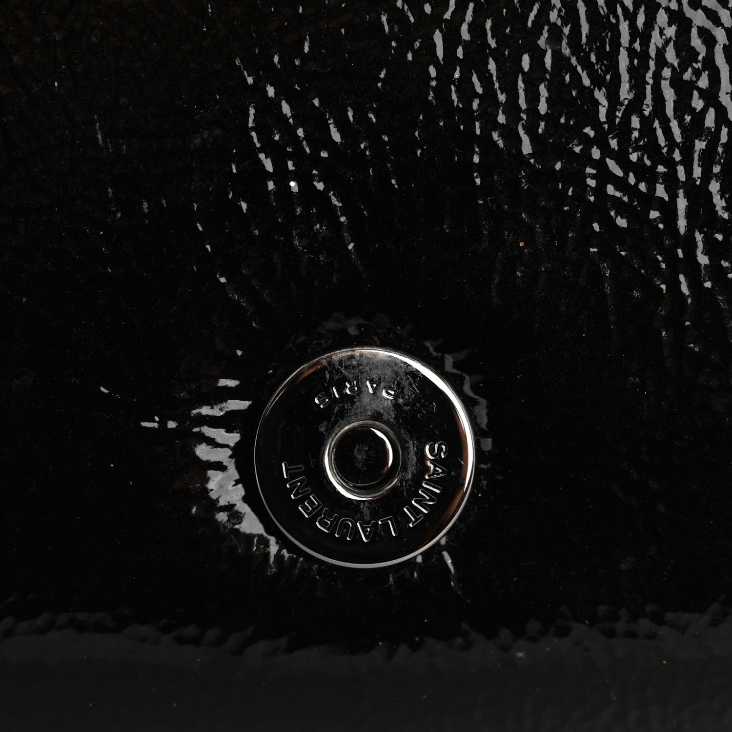 Saint Laurent Patent Smoking Clutch Black 9 of 10