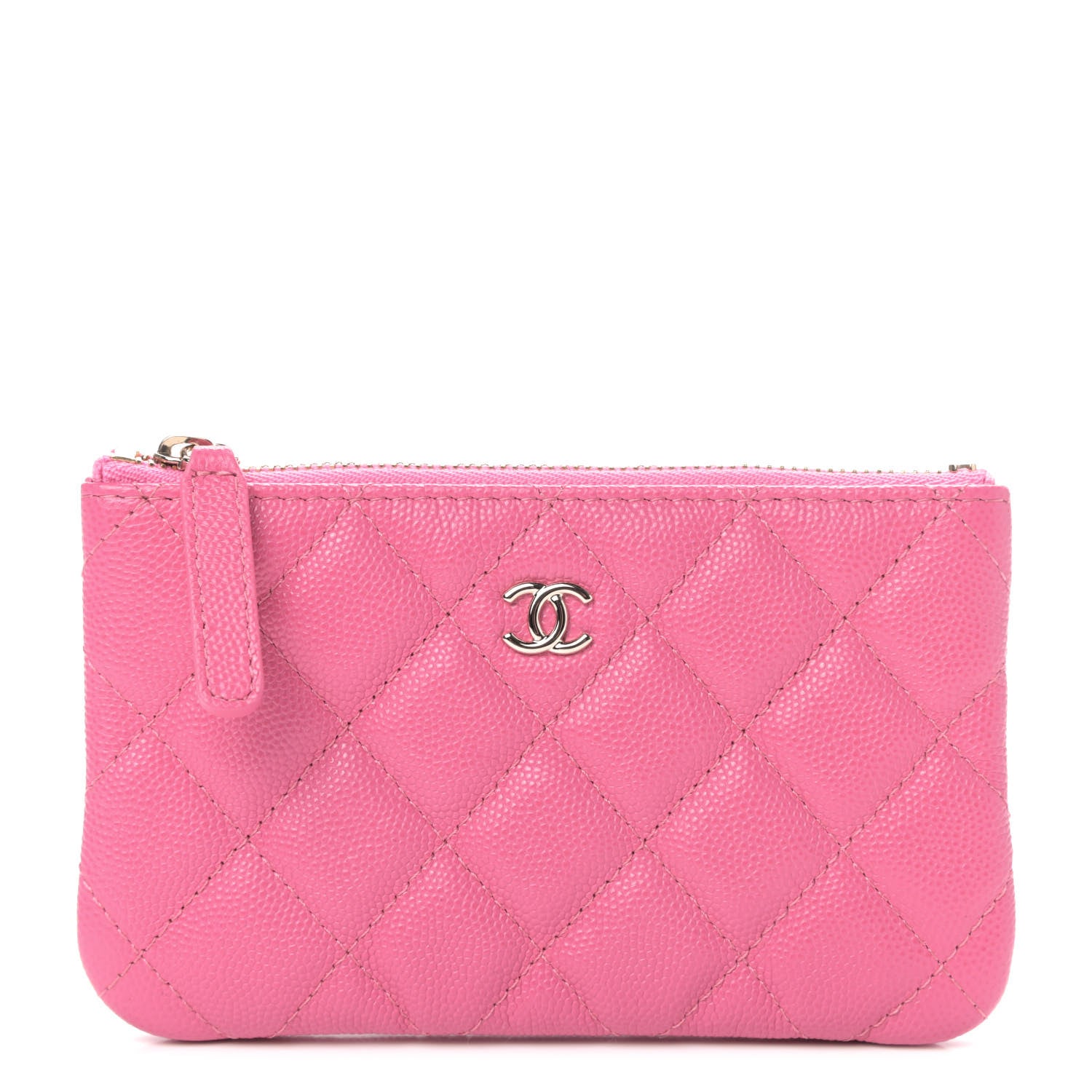 Chanel Caviar Quilted Small Cosmetic Case Pink 1 of 4