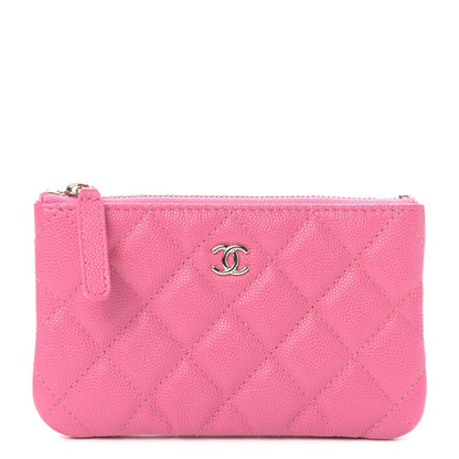 Chanel Caviar Quilted Small Cosmetic Case Pink 1 of 4