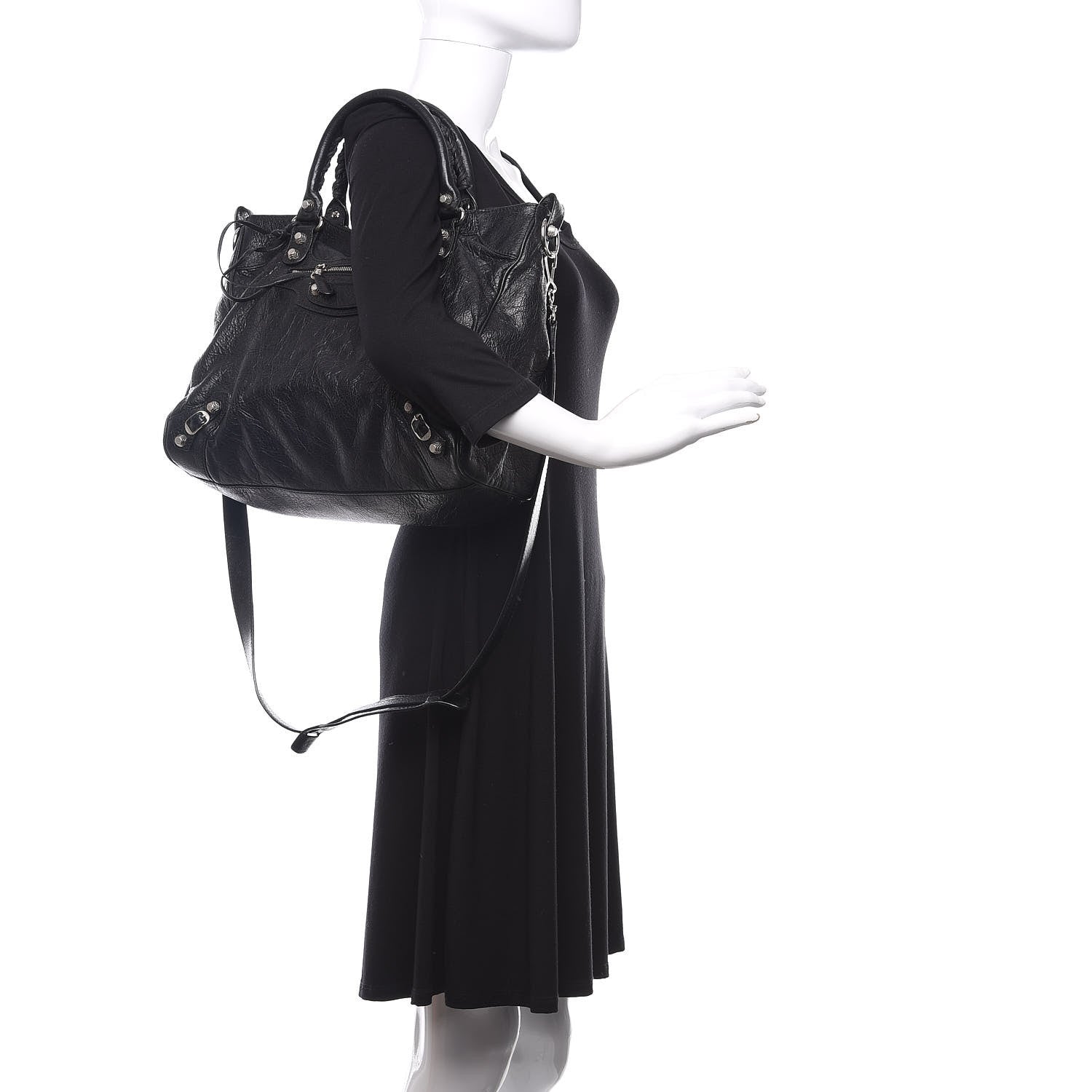 Balenciaga Agneau Giant 12 Silver Hardware Velo Black 3 of 12