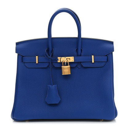 Hermes Togo Birkin 25 Bleu Royal 1 of 11