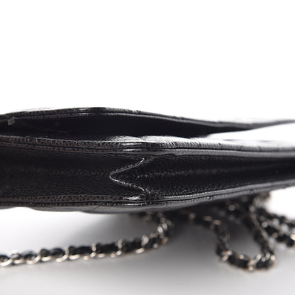 Chanel Caviar Quilted Wallet On Chain WOC Black 9 of 11