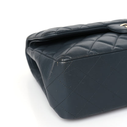 Chanel Lambskin Quilted Jumbo Double Flap Grey 8 of 10