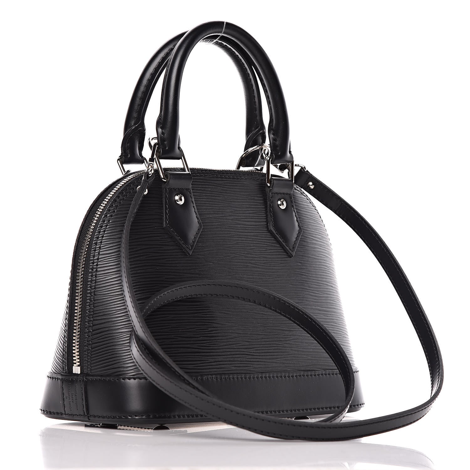 Louis Vuitton Epi Alma BB Black 3 of 9