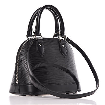 Louis Vuitton Epi Alma BB Black 3 of 9