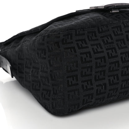 Fendi Zucchino Mama Baguette Black 7 of 10