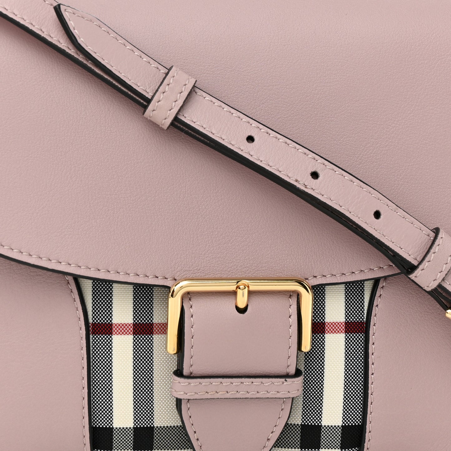 Horseferry Check Small Dickens Crossbody Bag Pale Orchid