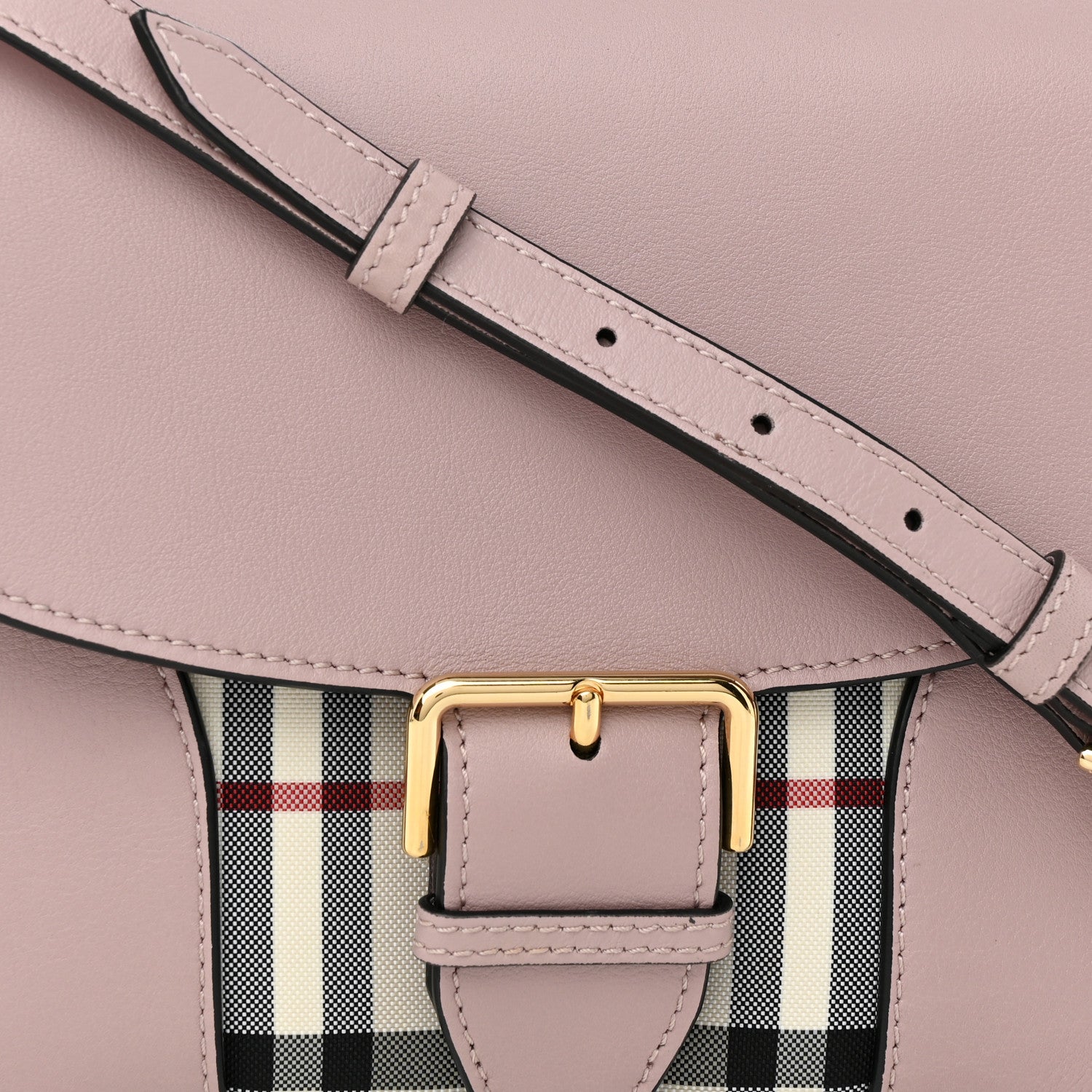 Burberry Horseferry Check Small Dickens Crossbody Bag Pale Orchid 7 of 9