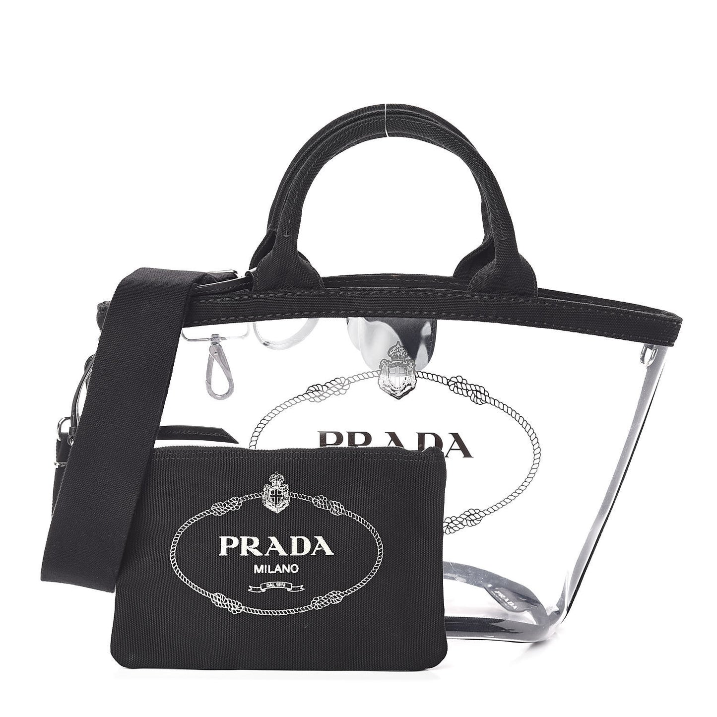 Plexiglass Canapa Small Shopper Tote Black
