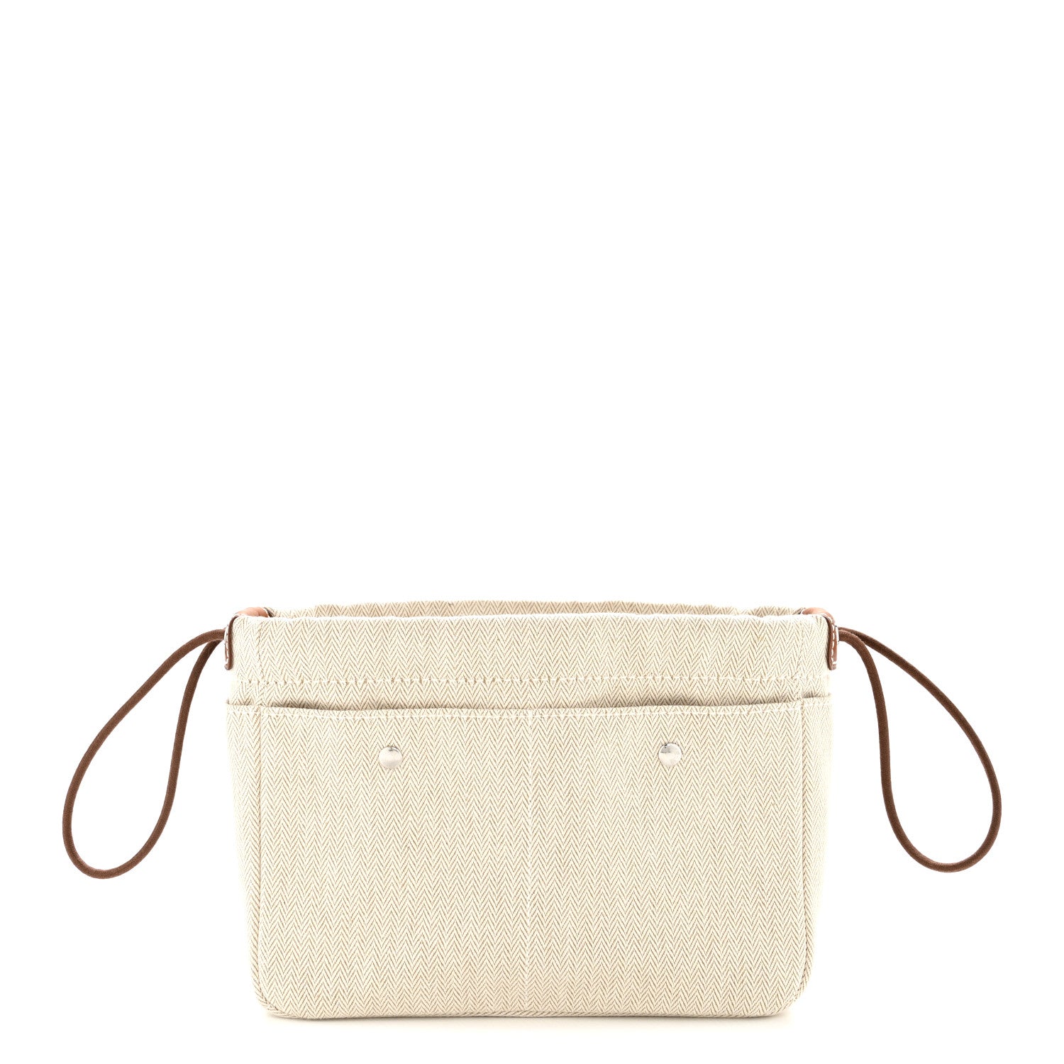 Hermes Canvas Barenia Fourbi 20 PM Pouch Naturel Fauve 1 of 8