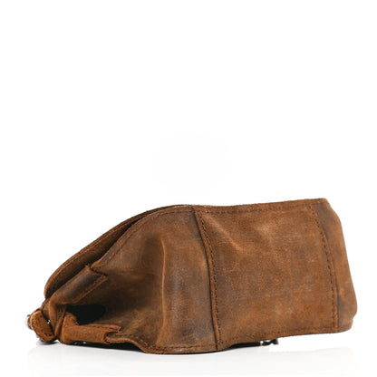 Chanel Nubuck Stitched Small Highlander Messenger Brown 3 of 4