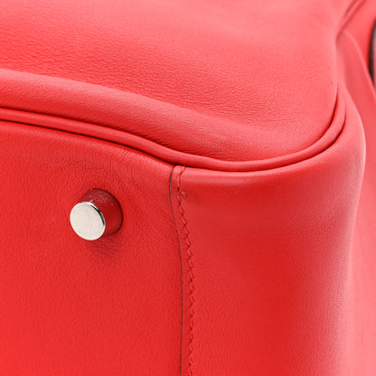 Hermes Swift Verso Lindy 30 Rouge De Coeur Rouge Piment 12 of 13