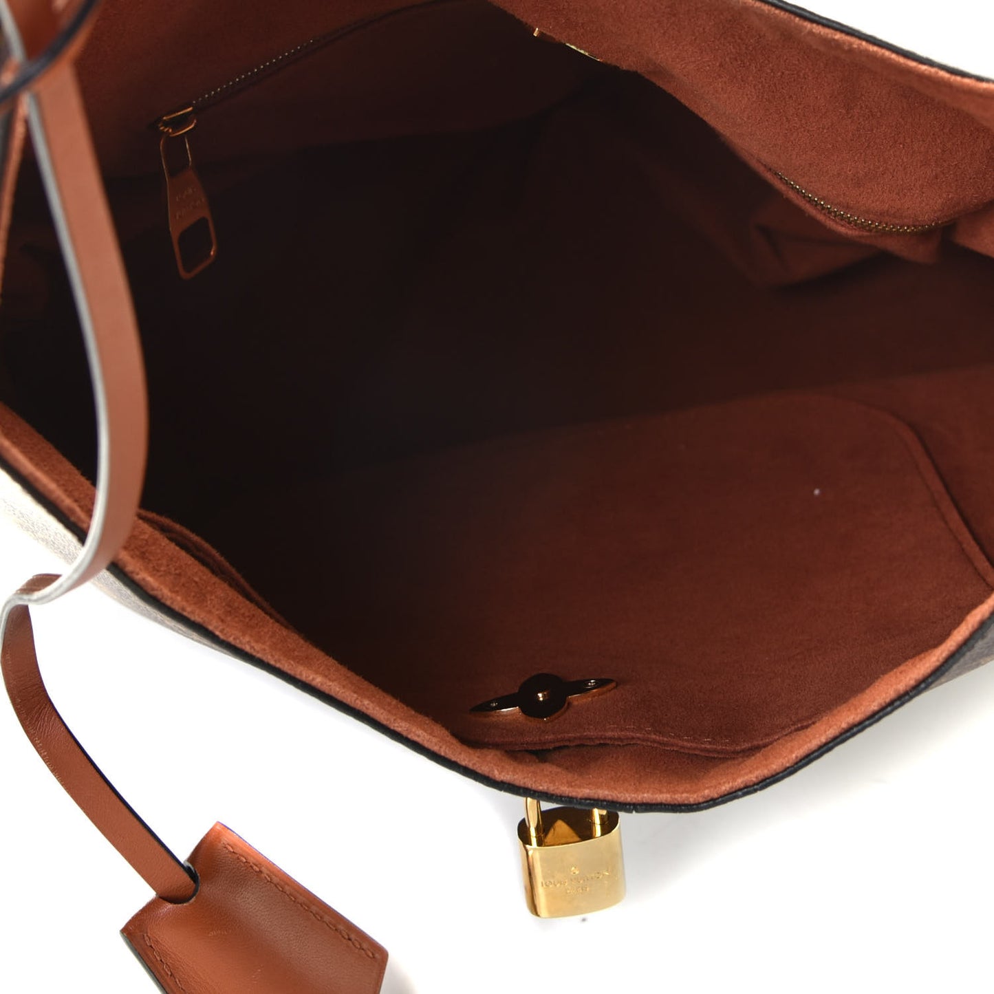 Monogram Flower Hobo Caramel