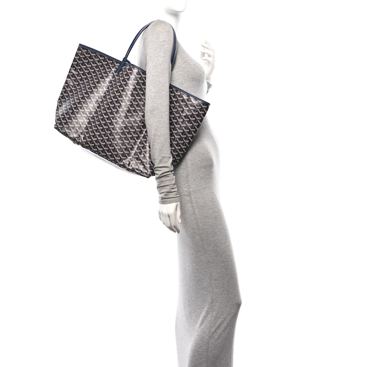 Goyard Goyardine Saint Louis GM Navy 2 of 12
