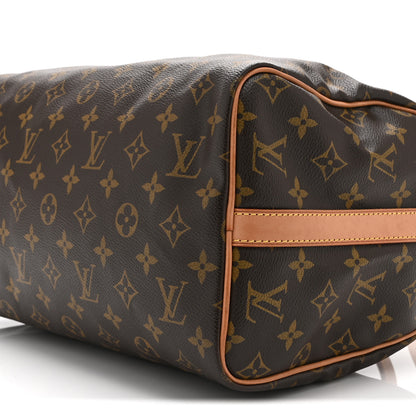 Louis Vuitton Monogram Speedy Bandouliere 30 10 of 10