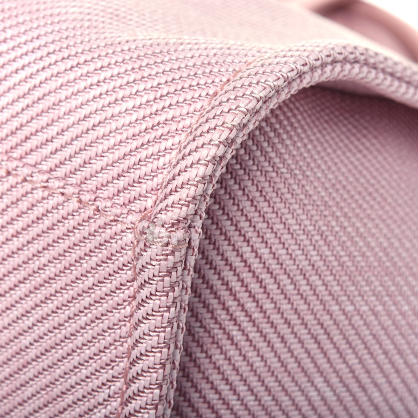 Mixed Fibers Calfskin Medium Deauville Tote Rose Pink