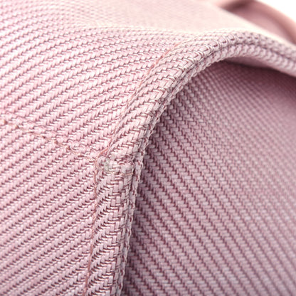 Chanel Mixed Fibers Calfskin Medium Deauville Tote Rose Pink 16 of 23
