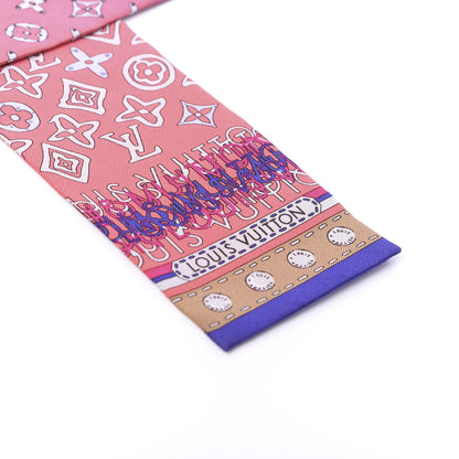 Louis Vuitton Silk Monogram Map Bandeau 2 of 3