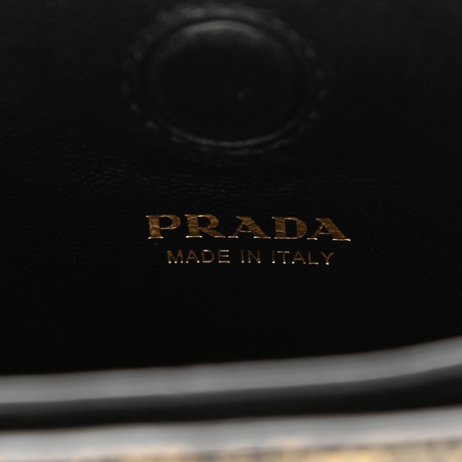 Prada City Calfskin Lucer Studded Small Margit Bag Black Roccia 7 of 8
