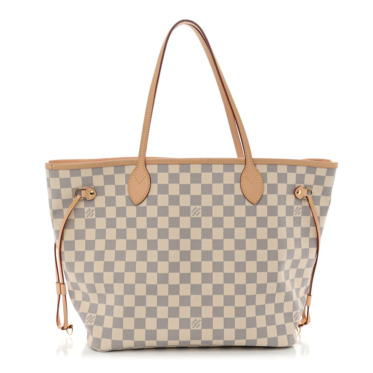 Louis Vuitton Damier Azur Neo Neverfull MM Rose Ballerine 1 of 10