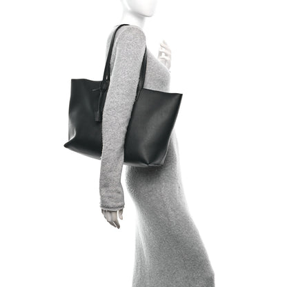 Saint Laurent Calfskin Large Shopping Tote Black 2 of 10