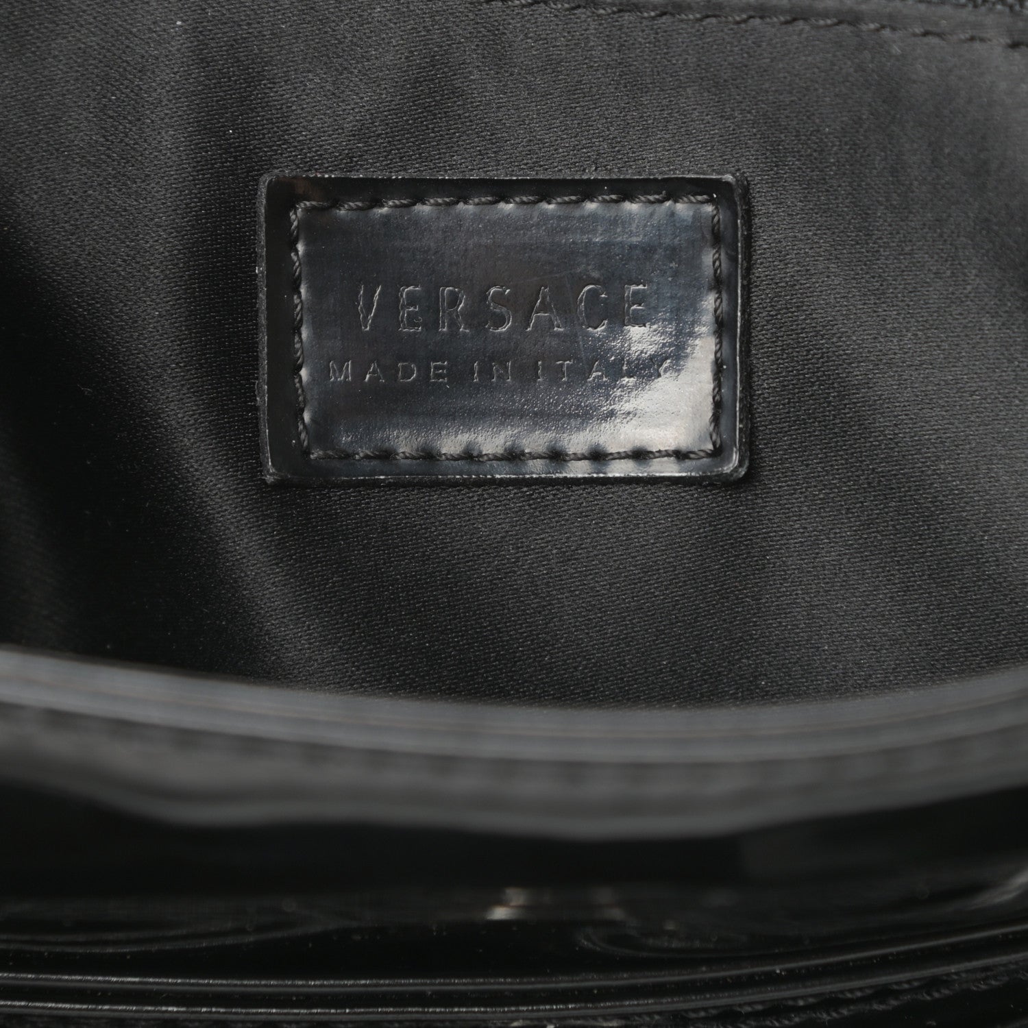 Versace Patent Medusa Tote Black 11 of 12
