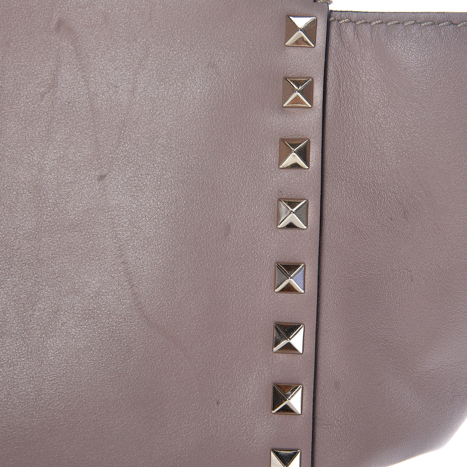 Valentino Garavani Vitello Mini Rockstud Tote Poudre 9 of 11