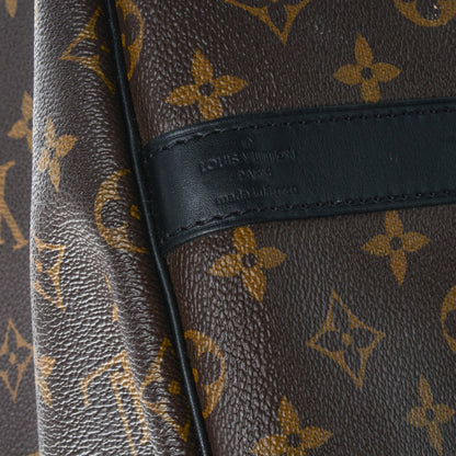 Louis Vuitton Monogram Macassar Keepall Bandouliere 55 6 of 7