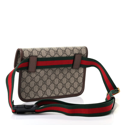Gucci GG Supreme Monogram Neo Vintage Web Belt Bag Brown 2 of 4