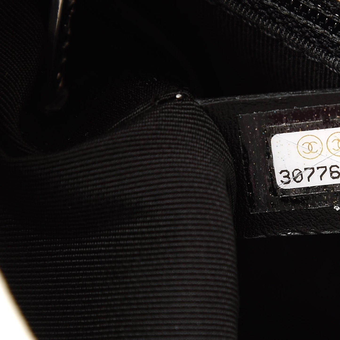 Caviar Quilted My Everything Small Flap White Black