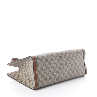 Gucci GG Supreme Monogram Medium Padlock Tote Beige Cuir 4 of 10