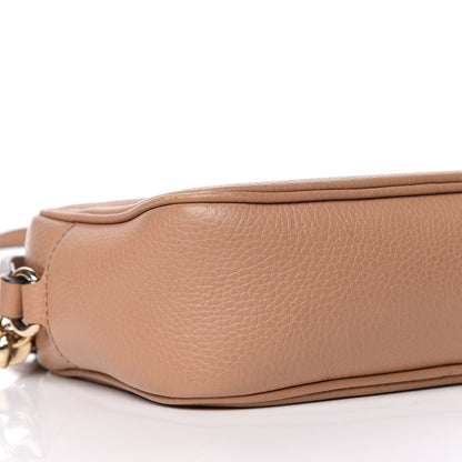 Gucci Pebbled Calfskin Small Soho Disco Bag Rose Beige 8 of 13
