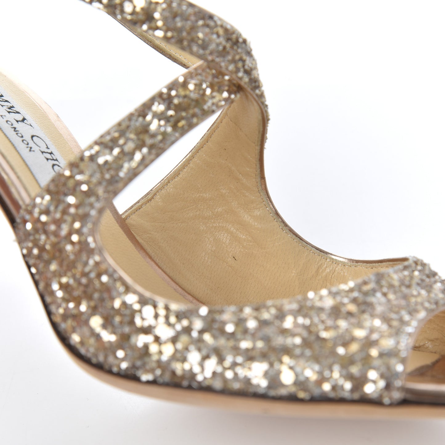 Glitter Lang Sandals 37.5 Gold