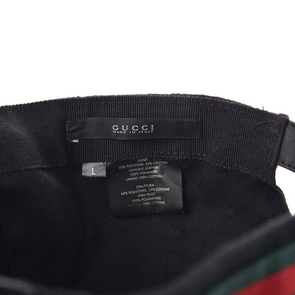 Gucci Monogram Web Baseball Hat L Black 5 of 6