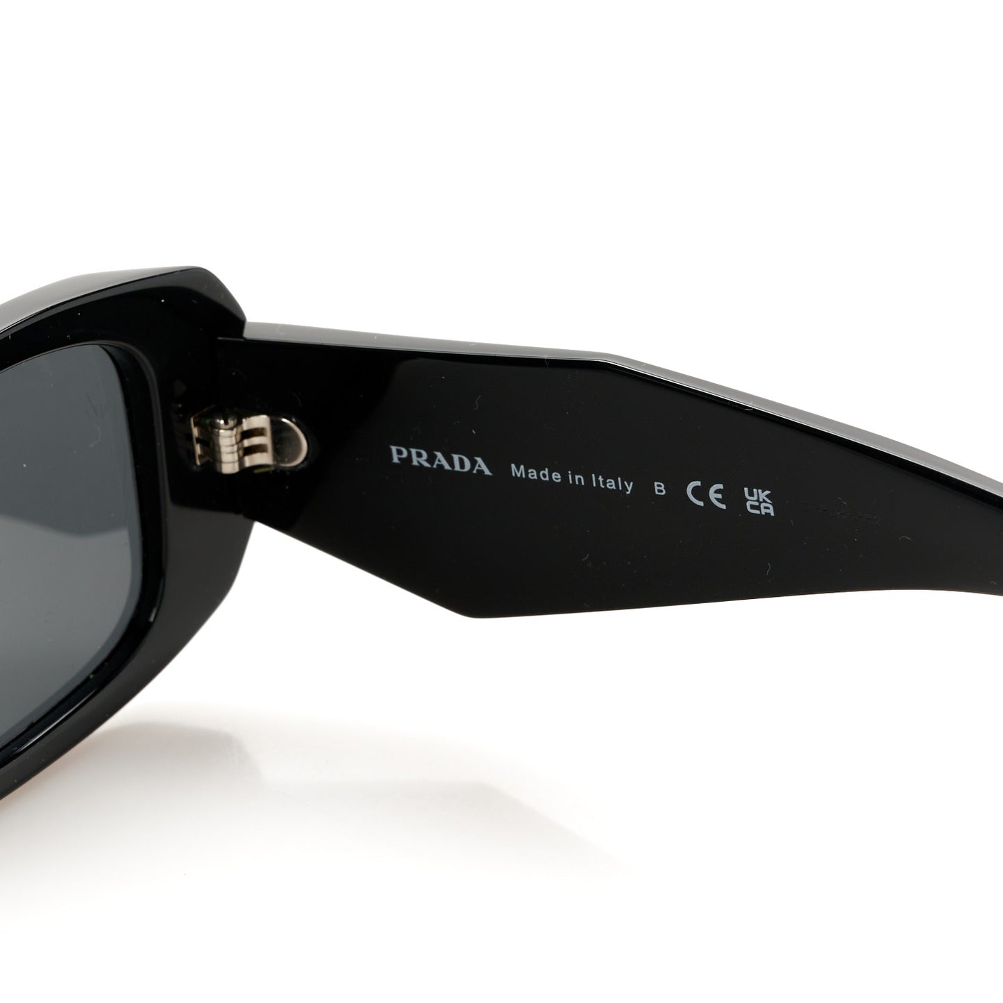 Acetate Symbole Sunglasses SPR 17W Black